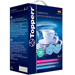 Таблетки для посудомоечных машин TOPPERR 3310, 120 шт. в уп