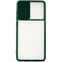 Задняя накладка Zibelino Cover Slide для Samsung Galaxy A52 зеленый
