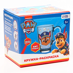 Роспись стеклянной кружки "Гончик" PAW PATROL, 300 мл 7728507