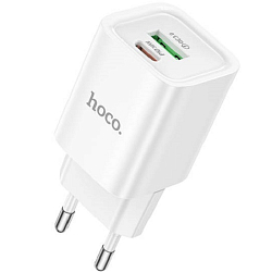 Сетевое ЗУ 1USB/1Type-C 3A HOCO C149A White, 30Вт