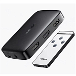 Свитч-переключатель UGREEN 3HDMI 1.4, черный, 4K@30HZ (80125)