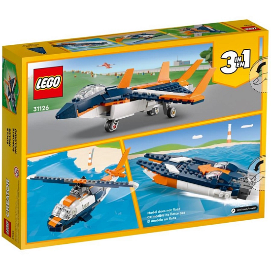 Конструктор LEGO Creator 31126 Сверхзвуковой самолёт