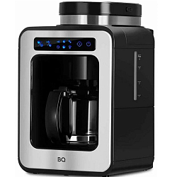 Кофеварка BQ CM7000 Стальной-Черный со встроенной кофемолкой
