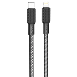 Кабель Lightning <--> Type-C  1.0м HOCO X69 Black White