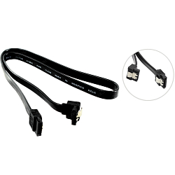 Кабель интерфейсный SATAIII  0.5м 5BITES SATA3-7PL50A Serial ATA V3.0, 6Гбит/с, защелка
