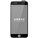Противоударное стекло 3D ANMAC для iPhone 7/8 Plus черное, матовое с сеточкой