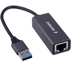 Сетевой адаптер Ethernet Gembird NIC-U13, USB 3.0 - 2.5 Gigabit Ethernet adapter, алюминий, RTL8156B