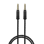 Кабель Jack 3.5 <--> Jack 3.5  1.0м JD-193 Черный