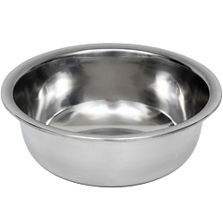 Миска металлическая эконом, 1 л, 17×6.5 см