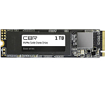 Накопитель SSD M.2 1Tb CBR Base SSD-001Tb-M.2-BS24b, PCIe 3.0 x4, M.2 2280, NVMe, R/W 3300/2900