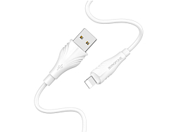 Кабель USB <--> Lightning  3.0м BOROFONE BX18 Optimal белый