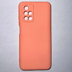 Силиконовый чехол NANO для Xiaomi Redmi 10 розовый