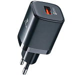 Сетевое ЗУ 1USB FaizFULL FC70 черный, QC3.0 20W