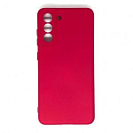 Задняя накладка ZIBELINO Soft Case для Samsung S21FE (5G) (бордовый)