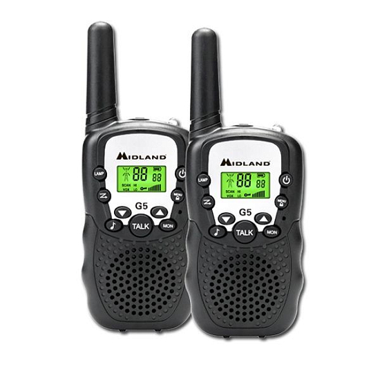 Рации MIDLAND G5 black рация с фонариком
