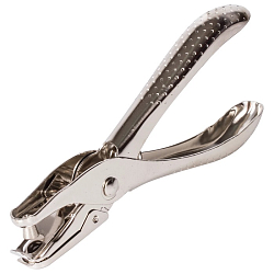 Дырокол металлический на 1 отверстие BRAUBERG "HL-1",
до 6 листов, 226867