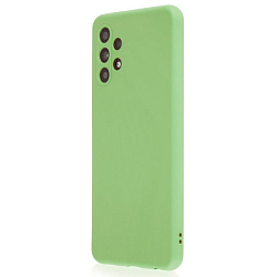 Силиконовый чехол SILICONE CASE Soft Matte для Samsung Galaxy A32 зелёный
