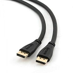 Кабель DisplayPort <--> DisplayPort  1.0м Cablexpert CC-DP-1M черный, экран, пакет