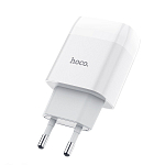 Сетевое ЗУ 2USB 3A HOCO C80A, Rapido, PD, QC3.0, белый