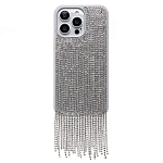 Задняя накладка PC095 POSH SHINE для iPhone 15 Pro Max кристальный водопад (white titanium) (237155)
