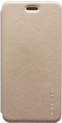 Чехол футляр-книга GRESSO для Xiomi Redmi 6A золото (Атлант)