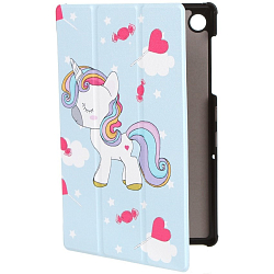 Чехол футляр-книга ZIBELINO Tablet для Samsung Galaxy Tab A (8.0") (T290/T295) ("Единорожка") с магнитом