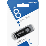 USB 8Gb SMARTBUY Twist чёрный