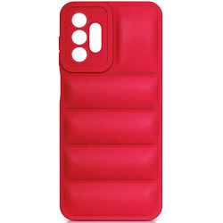 Силиконовый чехол (дутый) DF для Samsung Galaxy A13 DF sJacket-01 (red)