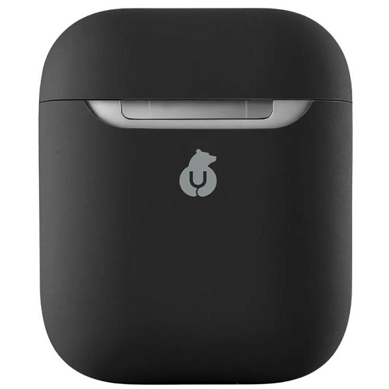 Силиконовый чехол uBear для AirPods черный (CS54BL12-AP)