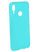 Силиконовый чехол NEYPO для HUAWEI P30 Lite матовый, бирюзовый (Soft Matte)