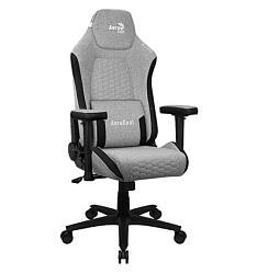 Кресло игровое Aerocool CROWN AeroWeave Ash Grey (150кг, ткань AeroWeave, 2 подушки, 2D подлокотник)