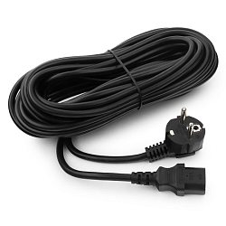 Кабель питания  1.8м GEMBIRD/CABLEXPERT PC-186A-VDE Schuko- C13, VDE, 10А, черный, угловой разъем, с заземлением, пакет