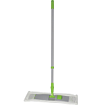 Швабра с флаундером 40см, телескопический черенок 120см, резьба 1,6см, м-фибра (тип К), ЛЮБАША