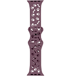 Силиконовый ремешок HOCO WA38 Time series для APPLE Watch 42/44/45mm smoky purple
