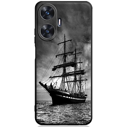 Силиконовый чехол DF для Realme C55 DF rmCase-32 (black) Art017