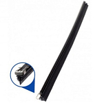 Резинка для дворников ALCA 610 мм профиль "БОШ" (черная) 2 шт