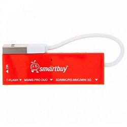 Картридер SMARTBUY (SBR-717-R) красный