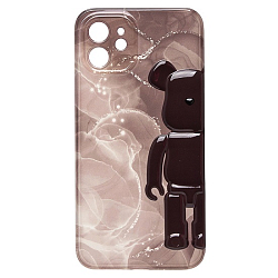 Задняя накладка SC332 для iPhone 12 (bordo)