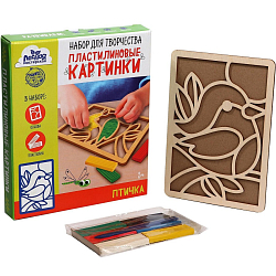 Пластилиновые картинки «Птичка»