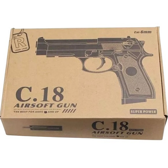 Пистолет металлический C18