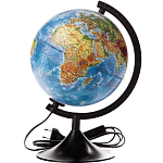 Глoбус физико-политический "Классик", диаметр 210 мм, с подсветкой 1072905