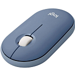 Мышь БП LOGITECH Pebble M350 синий