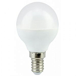 Лампа светодиодная ECOLA globe G45 8W/6000K/E14 (композит) 78x45 (10/100)