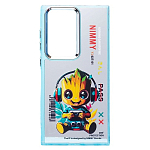 Задняя накладка PC092 для Samsung Galaxy S24 Ultra (груд) (transparent)