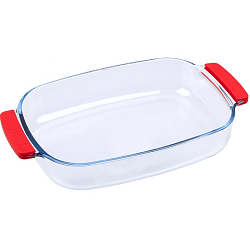 Форма для запекания MALLONY Felicita 2,7 л, с сил накладками-прихватками на ручки, жар.стекло 108337