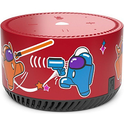 Умная колонка Яндекс. Станция Лайт Красная Rainbo Space War