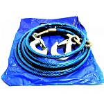 Трос буксировочный 3т "метал." в оплетке (8 мм.)