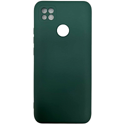 Задняя накладка SILICONE COVER для Xiaomi Redmi 9C №10 Темно-зеленый