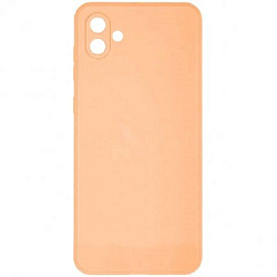Задняя накладка ZIBELINO Soft Matte для Samsung A04 4G (пыльно-розовый) с микрофиброй