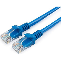 Патч-корд  5.0м ГАРНИЗОН PC-UTP-5e-5-B кат.5e, синий, литой, многожильный